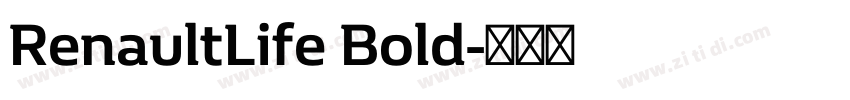 RenaultLife Bold字体转换 RenaultLife Bold字体转换